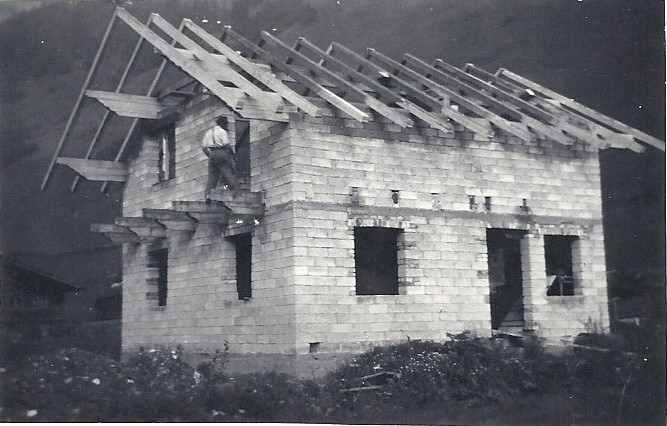 de Berghut Oostenrijk Rauris de bouw