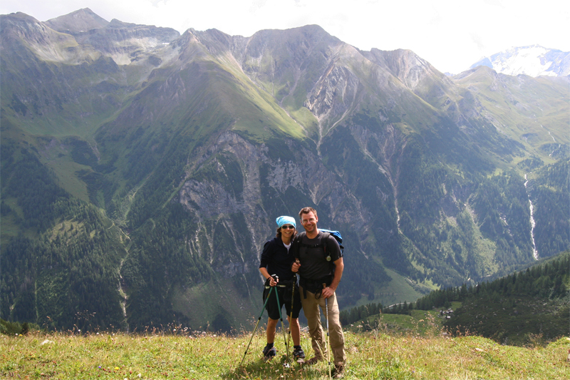 bergwandelen Eidelweissspitze Hirzkarkopf Hans en Nel de Berghut Rauris Oostenrijk