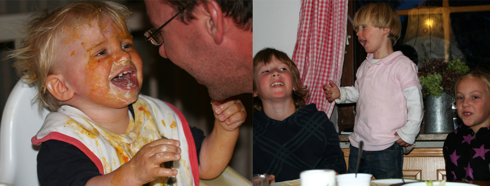 eten kids opvoeding de Berghut Rauris Oostenrijk kindvriendelijk
