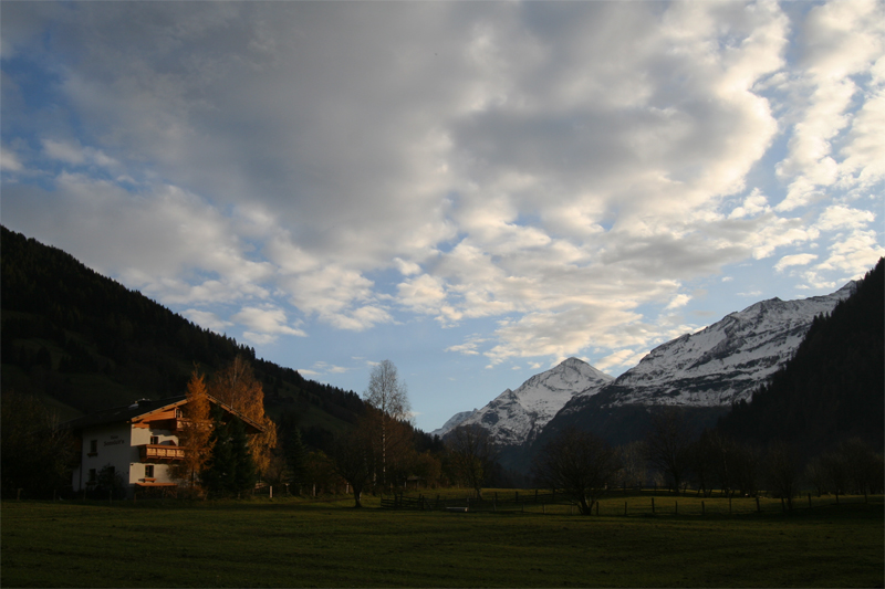 de Berghut herfst pension Oostenrijk Rauris