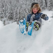 Zo leuk is sneeuwschoenwandelen met kids!