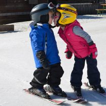 Op wintersport met kleine kids!