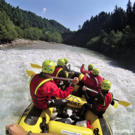 Rafting Rauris Salzburgerland de Berghut appartementen vakantiewoningen kindvriendelijk Oostenrijk zomervakantie